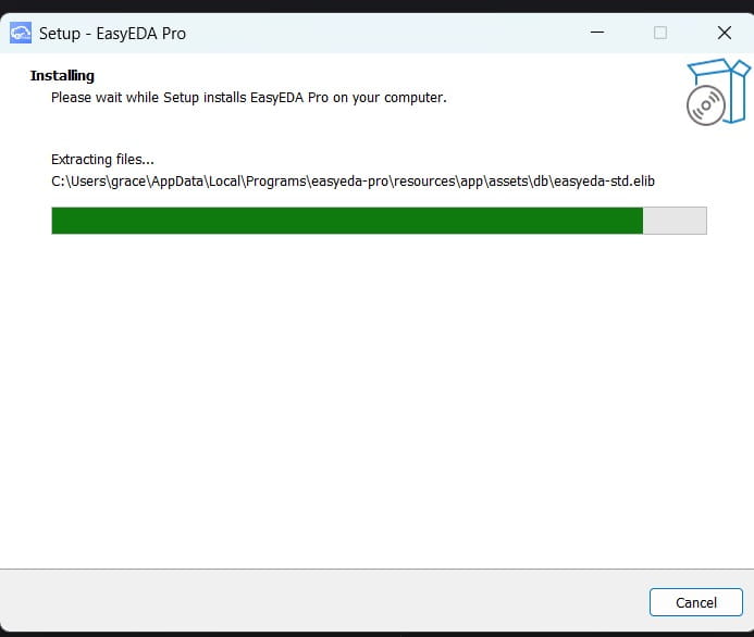 EasyEDA Pro installing